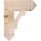 Ekena Millwork Westlake Arts & Crafts Smooth Bracket, Douglas Fir, 5 1/2"W x 18"D x 22"H BKT06X18X22WTL03SDF - alternate 3